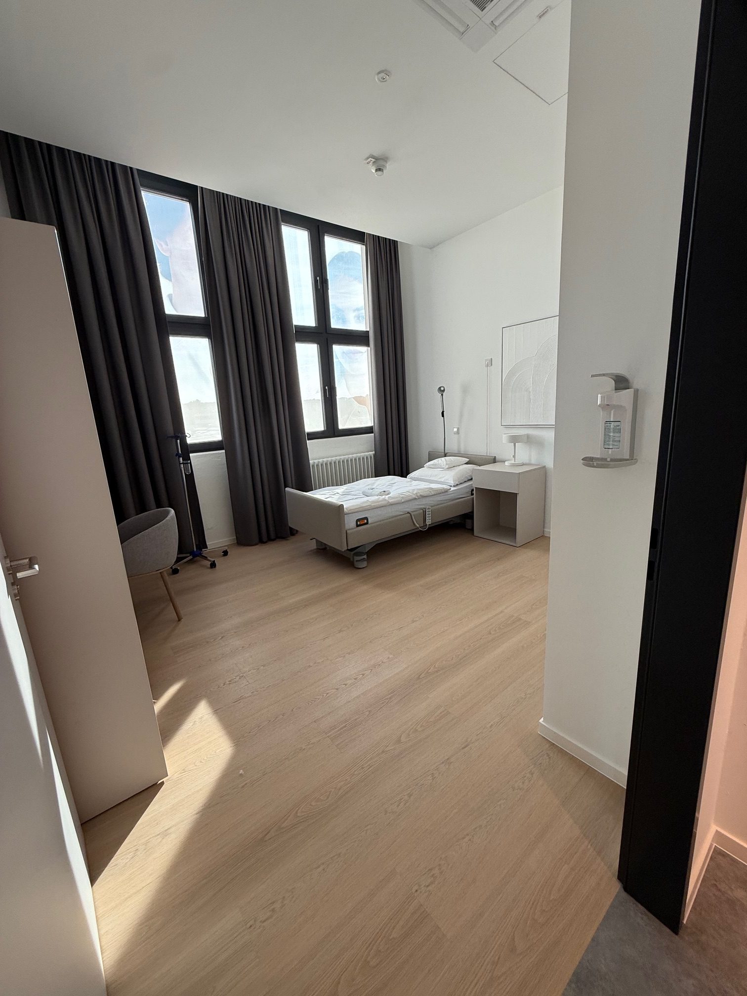 Patientenzimmer der Privatklinik Kopfzentrum Bielefeld