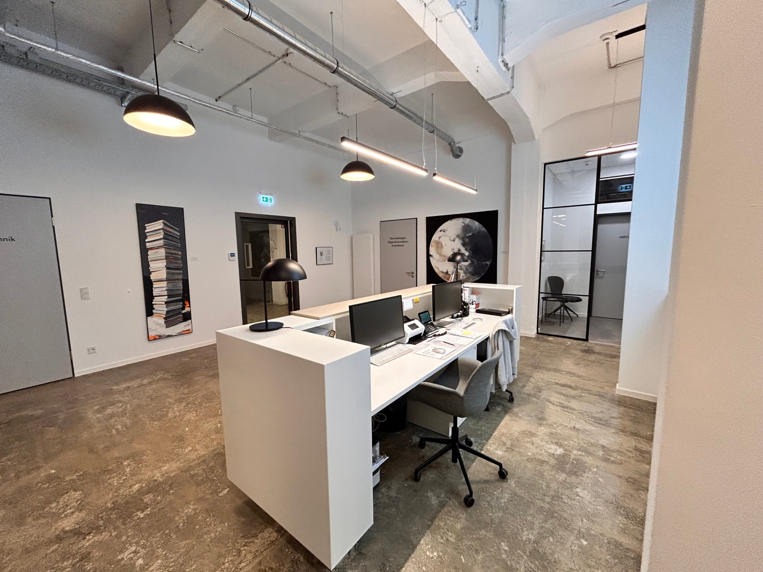 Recepción en Kopfzentrum Bielefeld